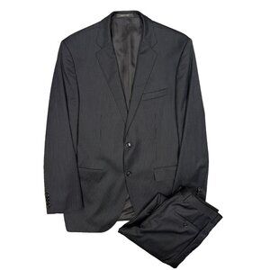 Hugo Boss Suit Super 120s "The James/Sharp" 2pc Pinstripe Navy Blue 40R 32x31